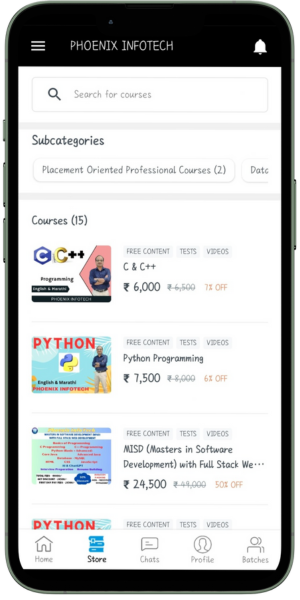 App of Phoenix InfoTech - Coding Classes and Computer Institute in Pune
